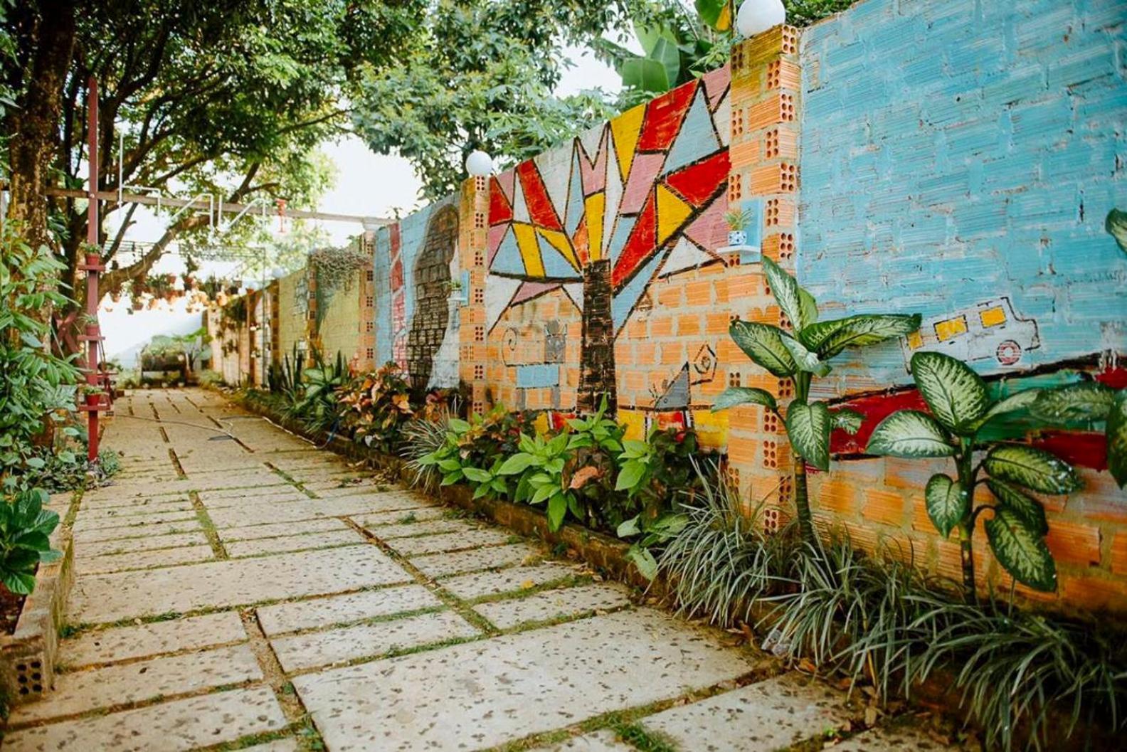 Homestay Vuon Nhan بلايكو المظهر الخارجي الصورة